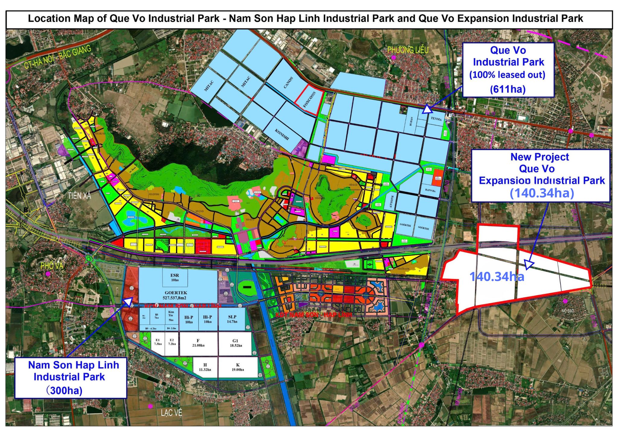 Expanded Que Vo 2 Industrial Park project was approved for investment policy