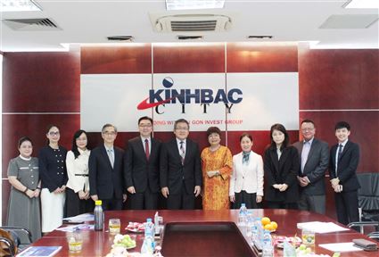 Kinh Bac City Development Holding Corporation welcomed Head of Taipei Economic and Cultural Office in Vietnam to promotes cooperation with Taiwanese Enterprises