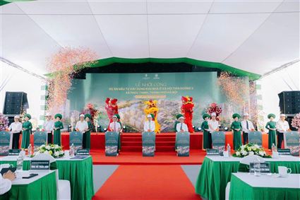Groundbreaking Ceremony for Tien Duong 2 Social Housing Development Project in Phuc Thinh Commune, Hanoi (Trade Name: Evergreen Premium)